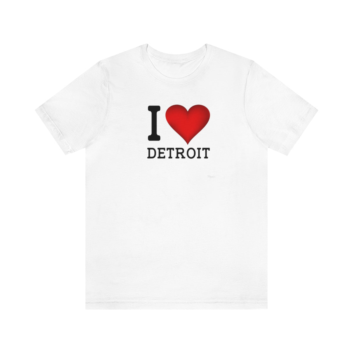 I Love Detroit T Shirt